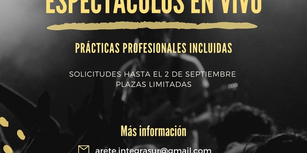 El Ayuntamiento oferta un curso formativo en auxiliar de gestión de sala y producción de espectáculos en vivo en Factoría Cultural
