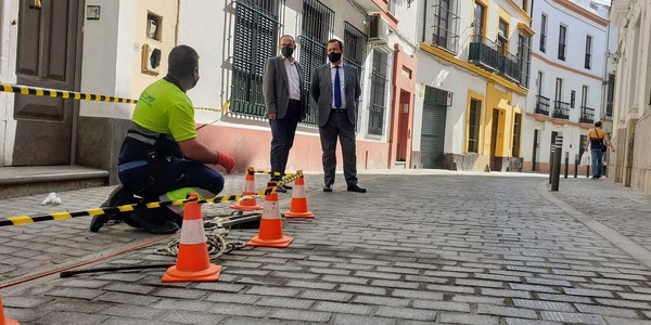 Finaliza la reforma de la calle Dormitorio tras las obras de mejora de accesibilidad universal y sustitución de las redes de saneamiento