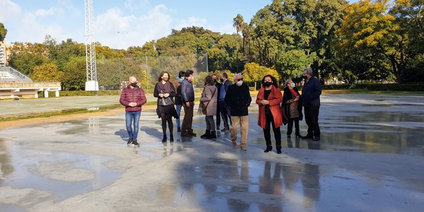 El Ayuntamiento realiza una nueva inversión en el Parque de Los Príncipes e incorpora una pista multideporte propuesta por entidades vecinales