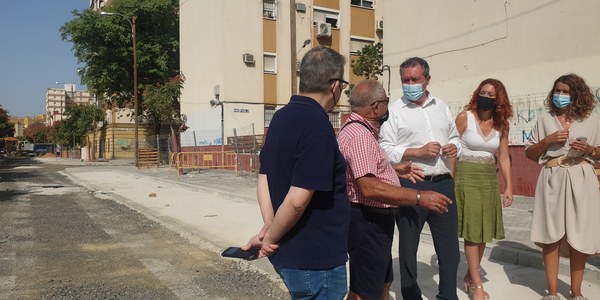 El Ayuntamiento ultima la reurbanización integral de la calle José Bermejo, en Polígono Norte, con un presupuesto de 1,1 millones dentro del Plan de Zonas de Transformación Social