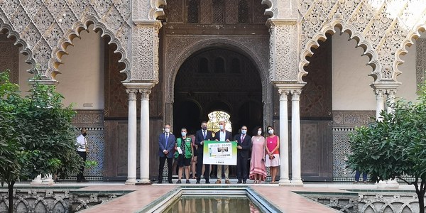 La ONCE dedica su cupón de este sábado al 90 aniversario de la cesión del Real Alcázar a la ciudad de Sevilla