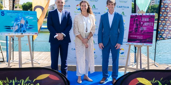 500 remeros de 8 países participan en la Sevilla International Rowing Masters Regatta que se celebra en el Río Guadalquivir