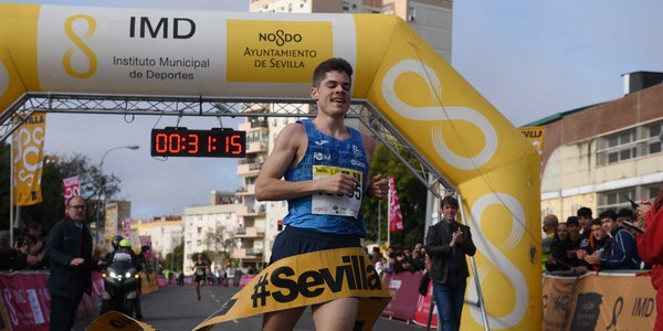 7.000 corredores inauguran el circuito #Sevilla10 con la Popular Nervión-San Pablo, en la que se imponen Alberto Guerrero y Raquel Gómez