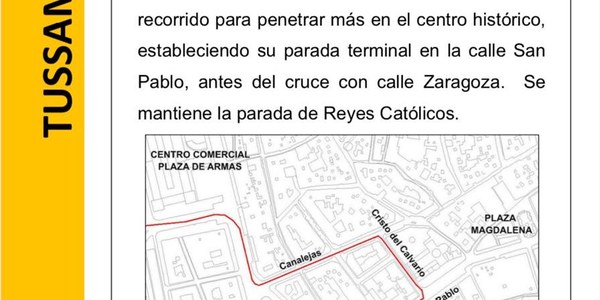 El Ayuntamiento amplía el recorrido de la línea 43 de Tussam hasta la calle San Pablo para acercarla aún más al Centro en respuesta a las peticiones vecinales sobre todo de Triana