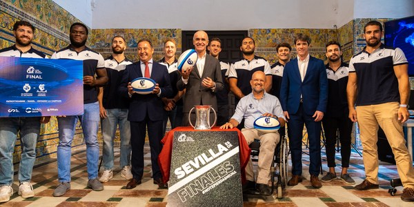 El Ayuntamiento apoya la final de la Copa el Rey de rugby que enfrenta al Ciencias Enerside y al Silverstorm El Salvador en el 50 aniversario del club sevillano