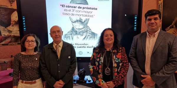 El Ayuntamiento apoya una campaña de concienciación sobre el diagnóstico precoz del cáncer de próstata organizada en Sevilla por la Asociación Nacional de Pacientes