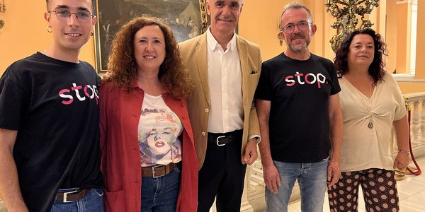 El Ayuntamiento cede un local a la entidad Stop Sida para el desarrollo de un proyecto vinculado a la prevención y al diagnóstico precoz del VIH/ITS entre la población más vulnerable