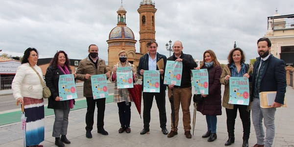 El Ayuntamiento cofinancia una campaña de los comerciantes de Triana para incentivar el consumo en el barrio en el marco de la estrategia municipal de apoyo a los comercios minoristas