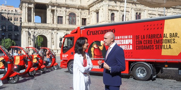 El Ayuntamiento colabora con la iniciativa de Heineken para convertir el casco histórico de Sevilla en el primero de Europa con logística cero emisiones netas