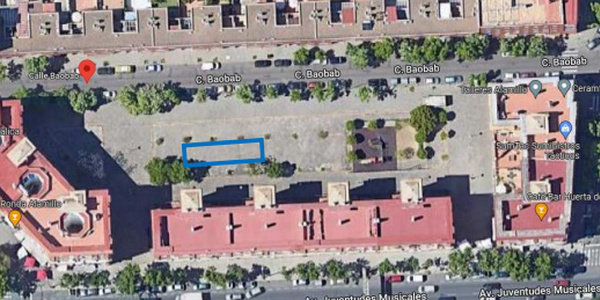 El Ayuntamiento construirá un nuevo parque infantil inclusivo en la calle Baobab del Distrito Norte que ampliará la zona de ocio familiar existente con una inversión de 45.000 euros