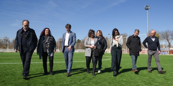 El Ayuntamiento desarrolla el plan de mejora de campos de césped artificial con la nueva instalación de Bellavista y la renovación en los centros deportivos de San Pablo, Amate, La Doctora, La Ranilla y Los Caños con un presupuesto de casi 2,5 millones de euros