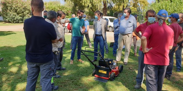 El Ayuntamiento lanza un nuevo contrato para la renovación de maquinaria y herramientas para la conservación de parques y jardines con una inversión de 100.000 euros y con prioridad para la electricidad frente a los combustibles fósiles