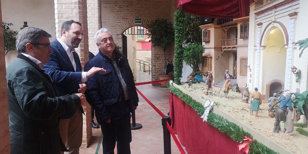 El Ayuntamiento y la Asociación de Belenistas de Sevilla inauguran en el Palacio de los Marqueses de la Algaba un renovado Belén Mudéjar