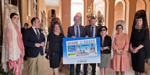 El cupón de la ONCE homenajea a la mantilla en su cupón del próximo 6 de abril