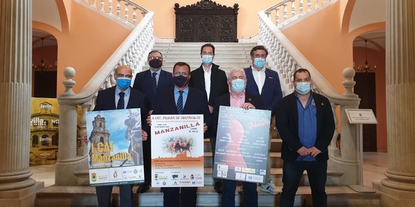 La Sala Capitular del Ayuntamiento de Sevilla ha acogido esta mañana la presentación del I Concurso de Enganches de Tradición de Manzanilla, Huelva, que tendrá lugar el próximo sábado 12 de marzo.