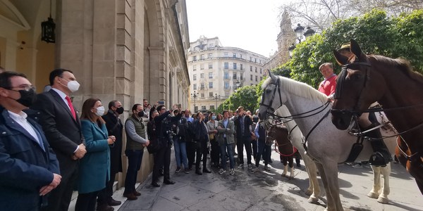 Sevilla acoge una etapa de la Ruta Nebrisense a Caballo que recupera el recorrido que Elio Antonio de Nebrija realizó desde Lebrija para estudiar en Salamanca, dentro de los actos del V Centenario de su fallecimiento