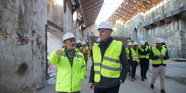 El Ayuntamiento ultima las obras del nuevo centro de industrias creativas y culturales de la Fábrica de Artillería que abrirá durante 2023 con un programa de actividades culturales, de emprendimiento y de difusión del patrimonio