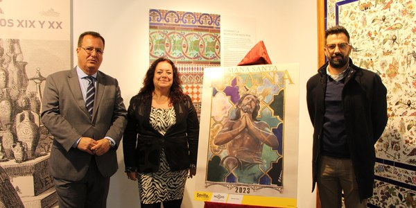 El Distrito Triana anuncia la Semana Santa de 2023 con un cartel de Pablo Rosa que protagoniza el Señor de las Penas de la Hermandad de la Estrella