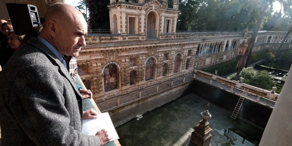 El Real Alcázar de Sevilla inicia las obras de restauración del Estanque de Mercurio con una inversión de 291.000 euros que permitirá recuperar su imagen primigenia y la totalidad de los surtidores de este espacio del siglo XVI