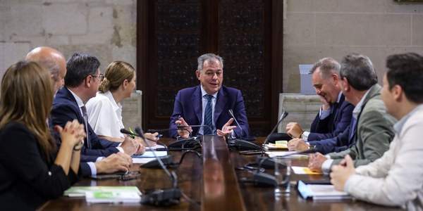 Primera Junta de Gobierno presidida por el nuevo alcalde, José Luis Sanz