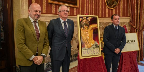 El Ayuntamiento acoge a la presentación del cartel conmemorativo del 450 aniversario de la Hermandad del Museo