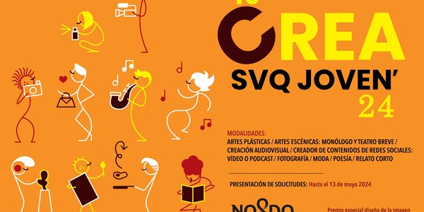 El Ayuntamiento convoca el certamen CREA SVQ Joven24 para fomentar la creatividad entre los jóvenes