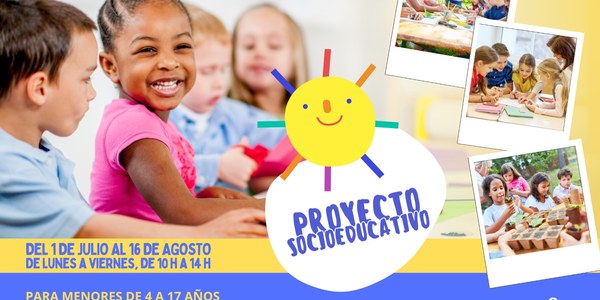El Ayuntamiento inicia el periodo de inscripciones del Programa socioeducativo estival 2024 para menores en situación de vulnerabilidad