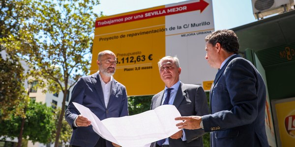 El Ayuntamiento iniciará el día 1 las obras de mejora en la calle Murillo, que pasará a ser plataforma única