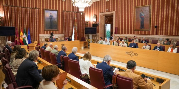 Sanz preside el Pleno del CESS que elige a Luis Palma como su nuevo presidente
