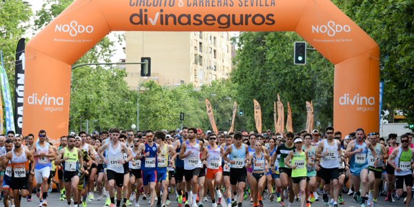 Casi 9000 participantes en la Carrera Parque de María Luisa confirman el éxito del Circuito Divina Seguros de Carreras #Sevilla10