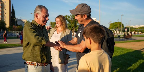 El alcalde inaugura el Parque de la Cruz del Campo, un pulmón verde de 7 hectáreas