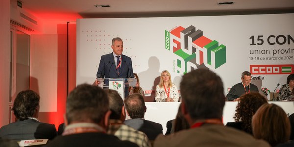 El alcalde inaugura el XV Congreso de Comisiones Obreras