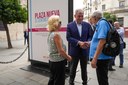 El alcalde inaugura la exposición ‘Plaza Nueva, el centro de todos’, “una muestra para entender la importancia de devolver a este espacio su imagen original”
