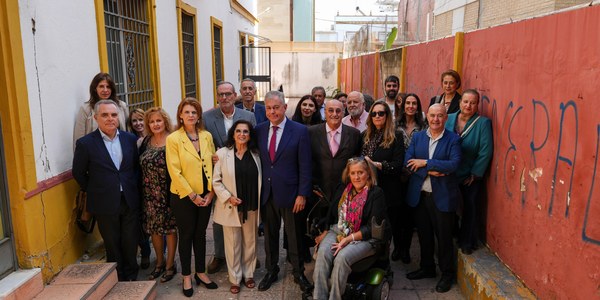 El alcalde Sanz destaca la importancia de recuperar espacios municipales para fines sociales durante su visita al futuro centro de la Asociación Colibrí que “podrá ampliar sus programas de formación, talleres y actividades” dirigidos a personas con discapacidad intelectual