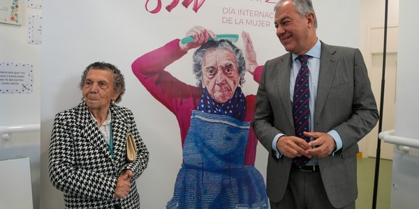 El alcalde Sanz presenta una campaña centrada en la fuerza y la experiencia de las mujeres de edad con motivo del 8M, Día Internacional de las Mujeres