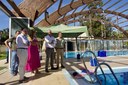 El alcalde Sanz supervisa el avance de las obras en el Centro Deportivo Rochelambert que modernizarán espacios que estaban abandonados desde hace años