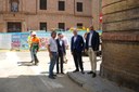 El alcalde supervisa las obras de Teodosio, Dueñas y Santa Ángela de la Cruz que avanzan a buen ritmo y gracias a una inversión de 3 millones de euros