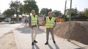 El alcalde supervisa las obras en la Avenida de los Conquistadores, una inversión de 1,5 millones para poner a punto esta arteria del barrio de Santa Clara