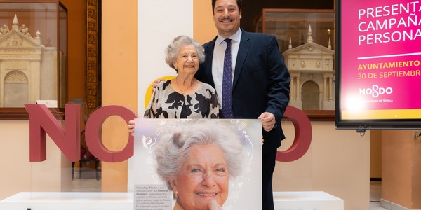 El Ayuntamiento estrena una campaña con motivo del Día de las Personas de Edad, protagonizada por Guadalupe Fiñana, Abuela de Dragones