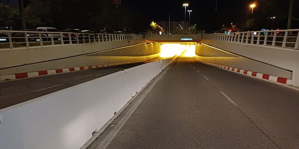 El Ayuntamiento finaliza los trabajos de transformación del paso inferior de la Ronda del Tamarguillo con el reasfaltado previsto para la próxima semana