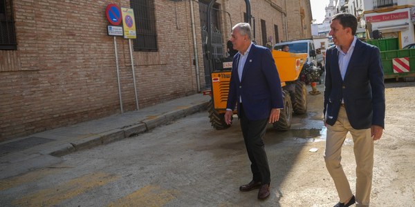 El Ayuntamiento reanuda las obras en Dueñas tras el parón con motivo de la cumbre de la ONU