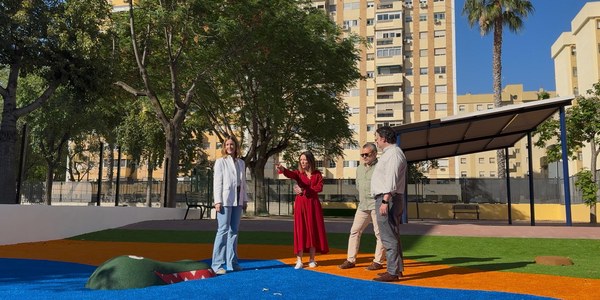 El Gobierno de Sanz reforma el patio de infantil del colegio Aníbal González atendiendo una demanda histórica de su comunidad educativa