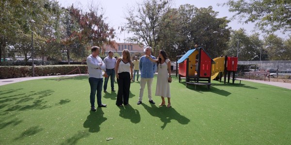 El Gobierno de Sanz ejecuta la segunda fase de la renovación integral del Parque Ramón Rubial para hacerlo más accesible, cómodo y seguro