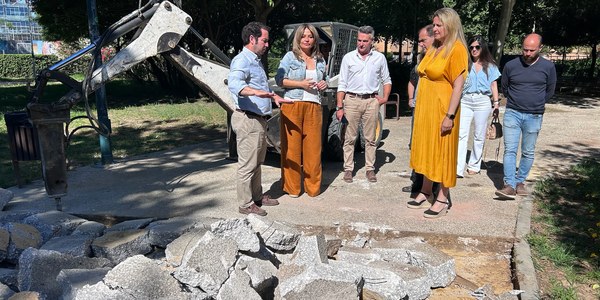 El Gobierno de Sanz ejecuta la segunda fase de la renovación integral del Parque Ramón Rubial para hacerlo más accesible, cómodo y seguro