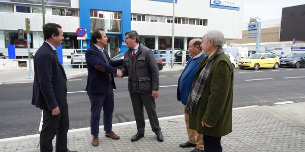 El Gobierno de Sanz finaliza, con tres meses de adelanto, las obras de la calle del Motor, arteria del Parque Carretera Amarilla