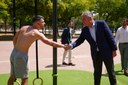 El Gobierno de Sanz impulsa la instalación de zonas de calistenia para el fomento de este deporte en los parques de Sevilla