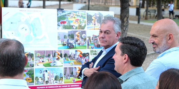 El Gobierno de Sanz impulsará la renovación integral del Parque del Turruñuelo en Triana con una inversión de 1,95 millones de euros
