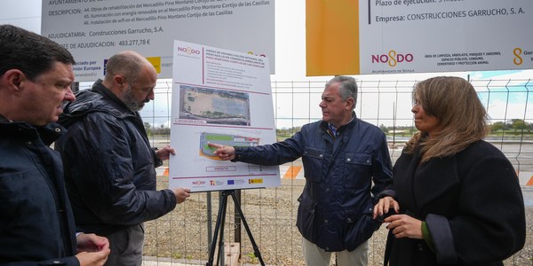 El Gobierno de Sanz inicia la remodelación integral del Mercadillo de Pino Montano con una inversión de 483 277 euros