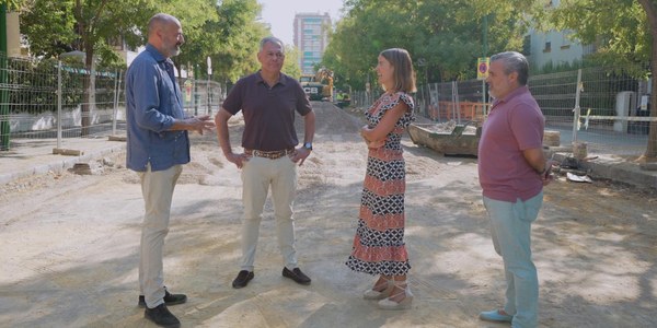 El Gobierno de Sanz pone a punto la calle Rafael Salgado, arteria del barrio de Bami