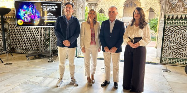 El Real Alcázar acogerá desde el 30 de octubre la nueva edición de Naturaleza Encendida con ‘ARRAS’, inspirado en la boda de Carlos V